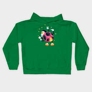 Ladybug Cartoon Funny Kids Hoodie